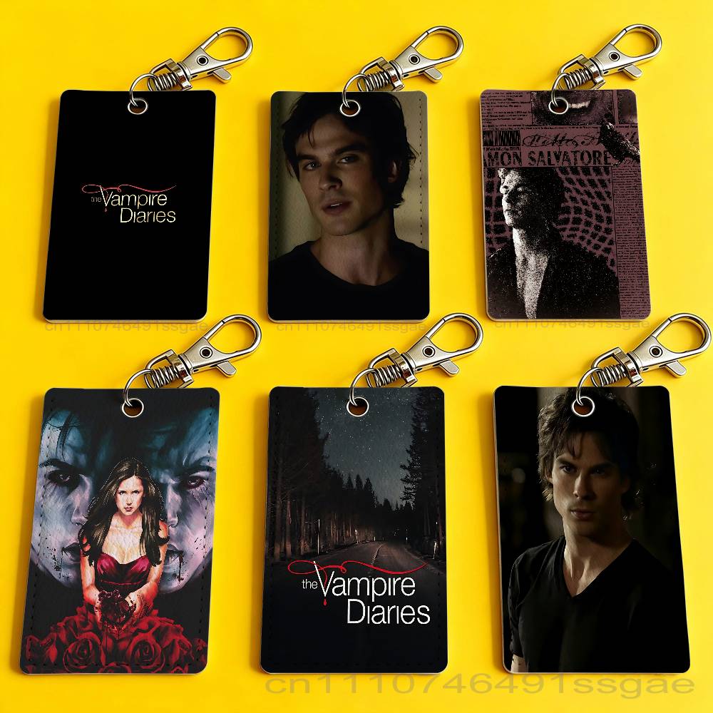 Lanyard Badge Holder - The V-Vampire D-Diaries Card Holder Keychain