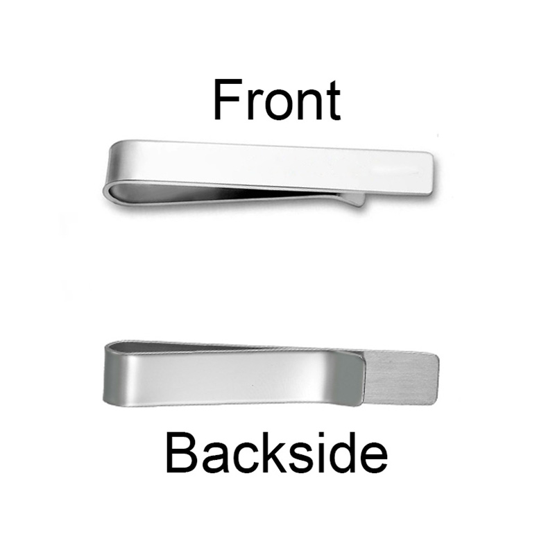 Stainless Steel Engraved Name  - Tie Bar Set Gift 评论和价格