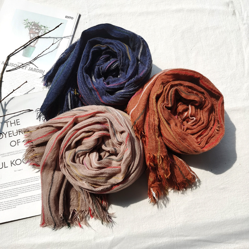 Warm Winter Men's Wool Scarf F - Muffler Men Wool 评论和价格