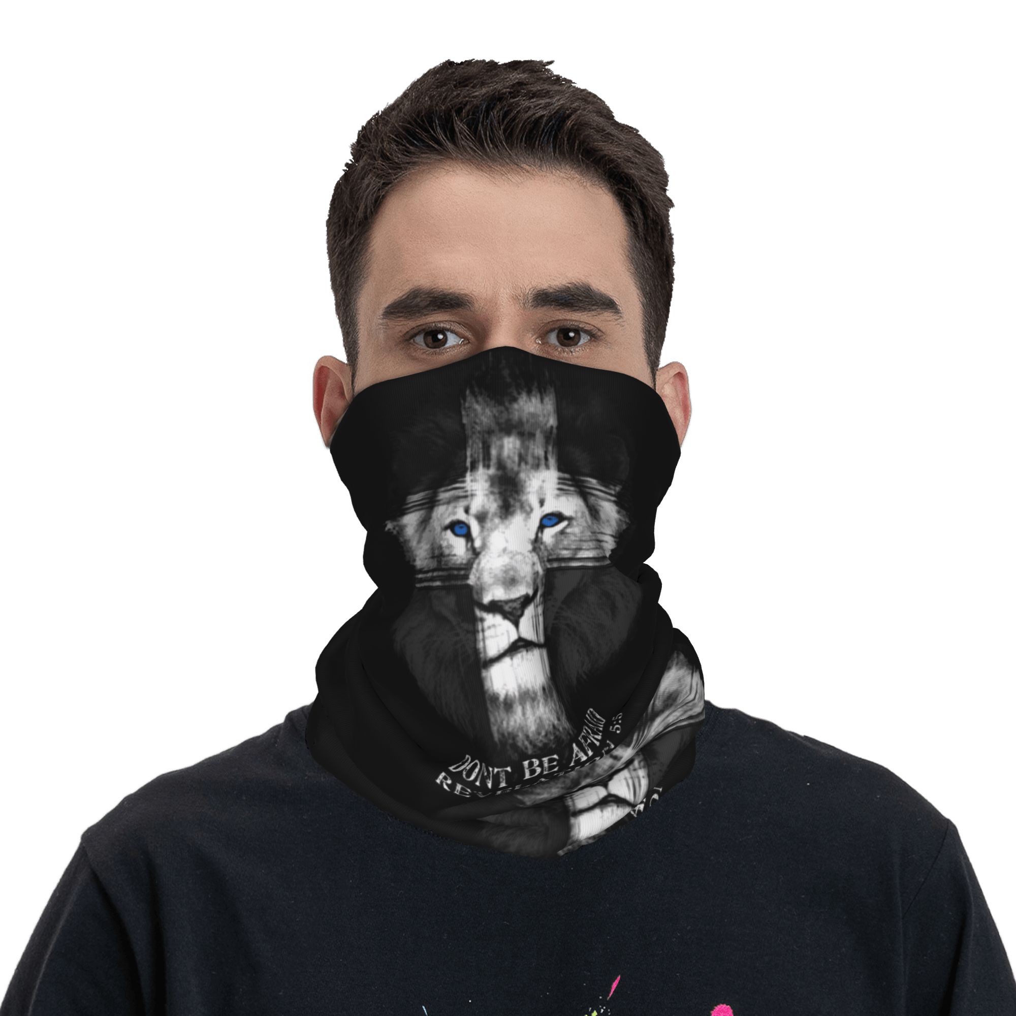 Custom Cool Lion Of Judah Jesu - Neck Warmer Tube 评论和价格