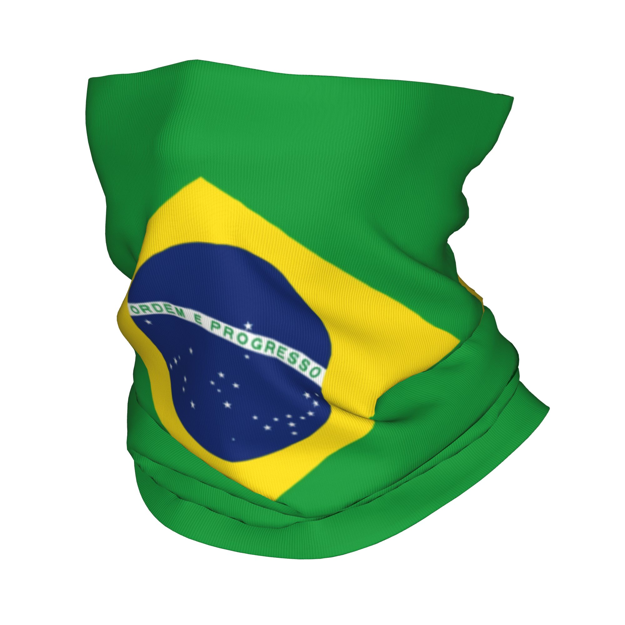 Custom Brazil Flag Bandana Nec - Neck Warmer Tube 评论和价格