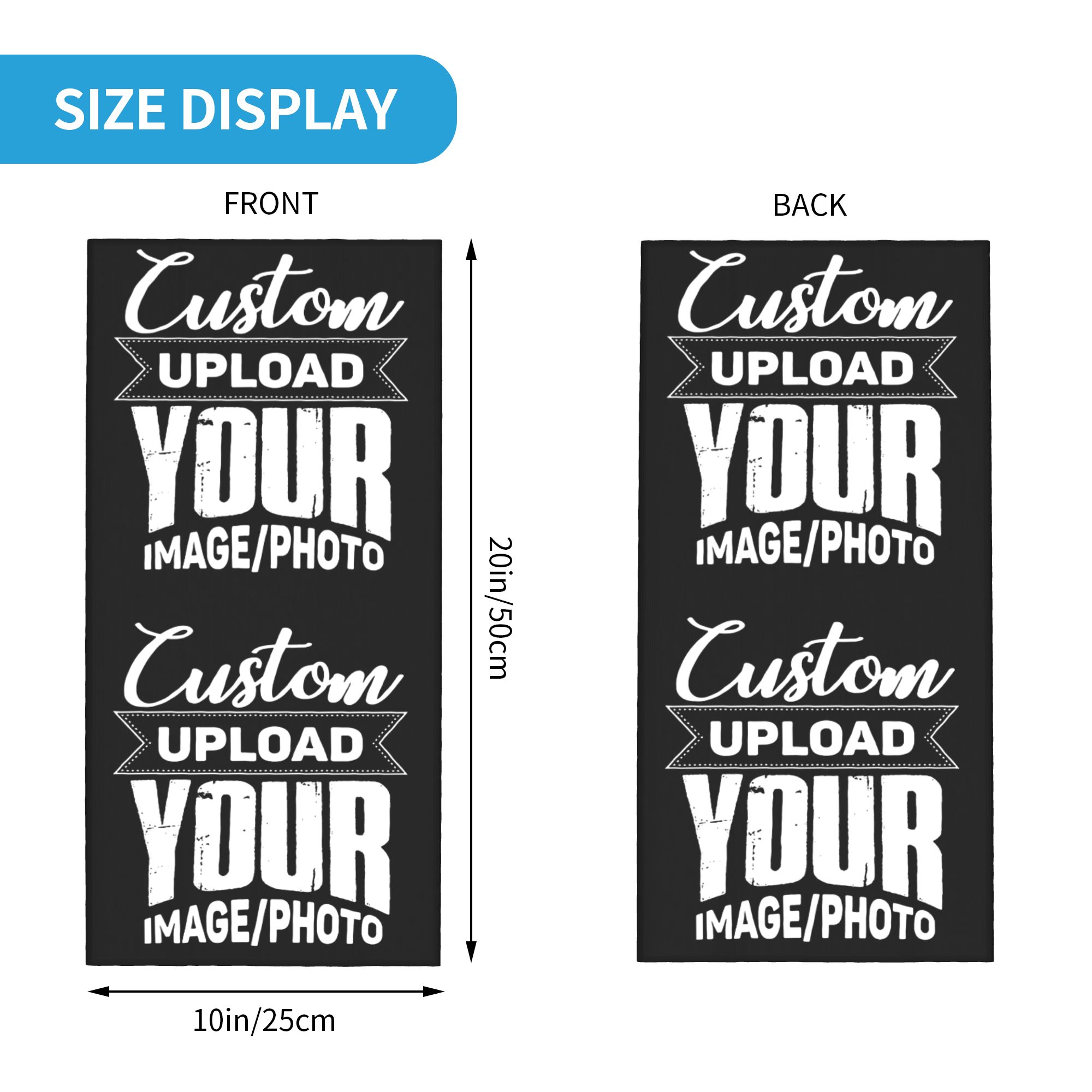 Custom Your Design Here Bandan - Neck Warmer Tube 评论和价格