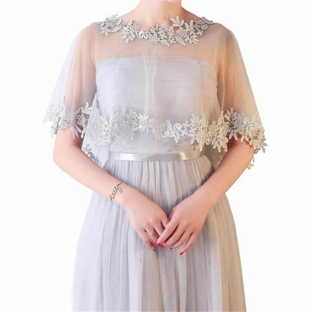 Fashion Casual Bridal Wedding  - Stole Wedding Shawl 评论和价格