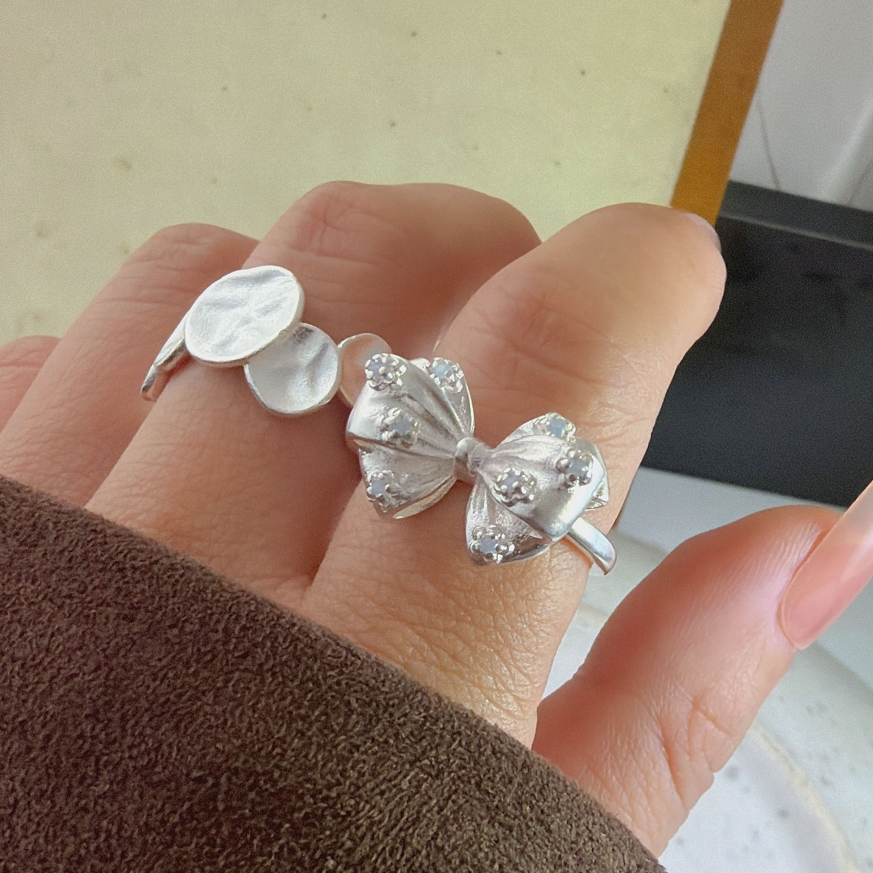 925 Sterling Silver Rings for  - Tie Clip Silver 评论和价格