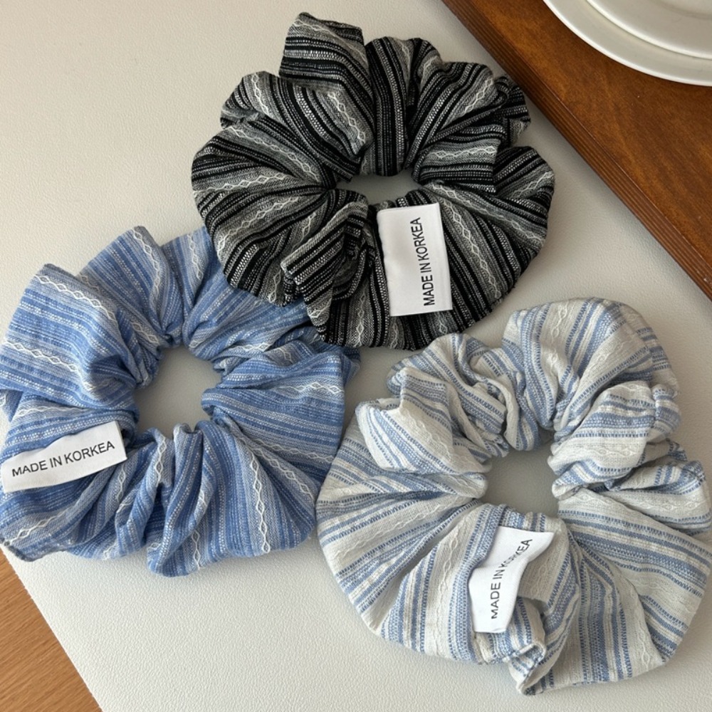 2025 Korea Fashion Stripe Hair - Silk Tie Striped 评论和价格