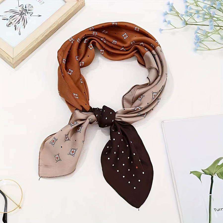 2025 New Star Designer Floral  - Scarf Silk Square 评论和价格