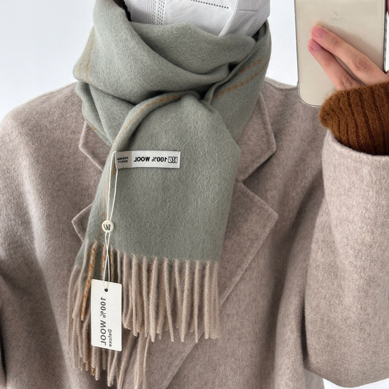 Elegant Good Quality 100% Wool - Muffler Men Wool 评论和价格