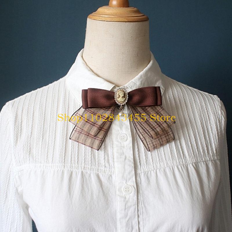 49MC French Retro Ribbon Bows  - Bow Tie Pre Tied 评论和价格