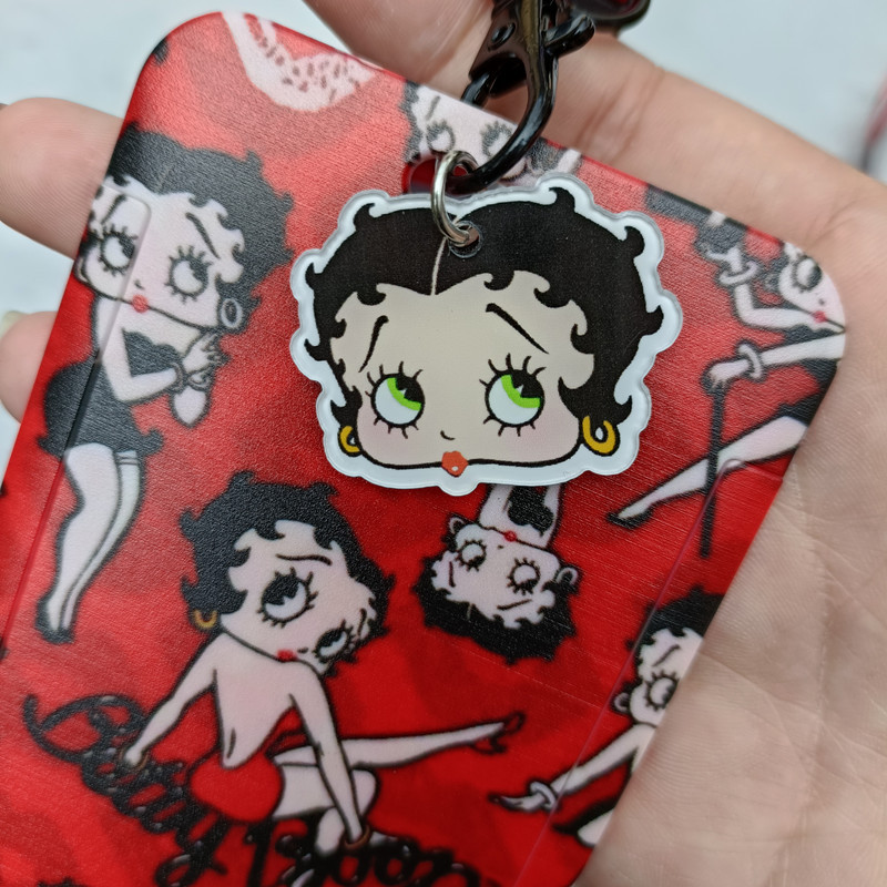 Betty Boop series anime bus ca - Lanyard Badge Holder 评论和价格