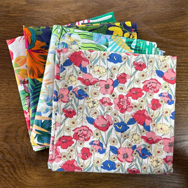 70cm Bandana Leaves Flowers Pr - Bandana Cotton 评论和价格