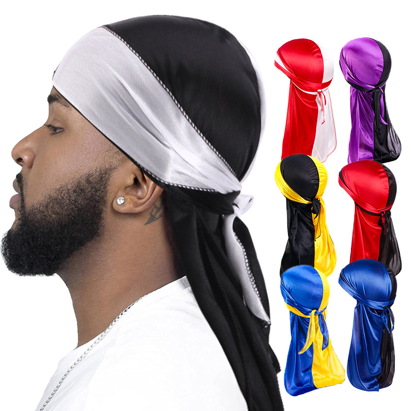 New Silky Durag Long Tail Head - Bandana Doo Rag 评论和价格